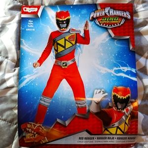 Power Rangers Dino Super Charge Costume (Red Ranger) SZ (4-6)